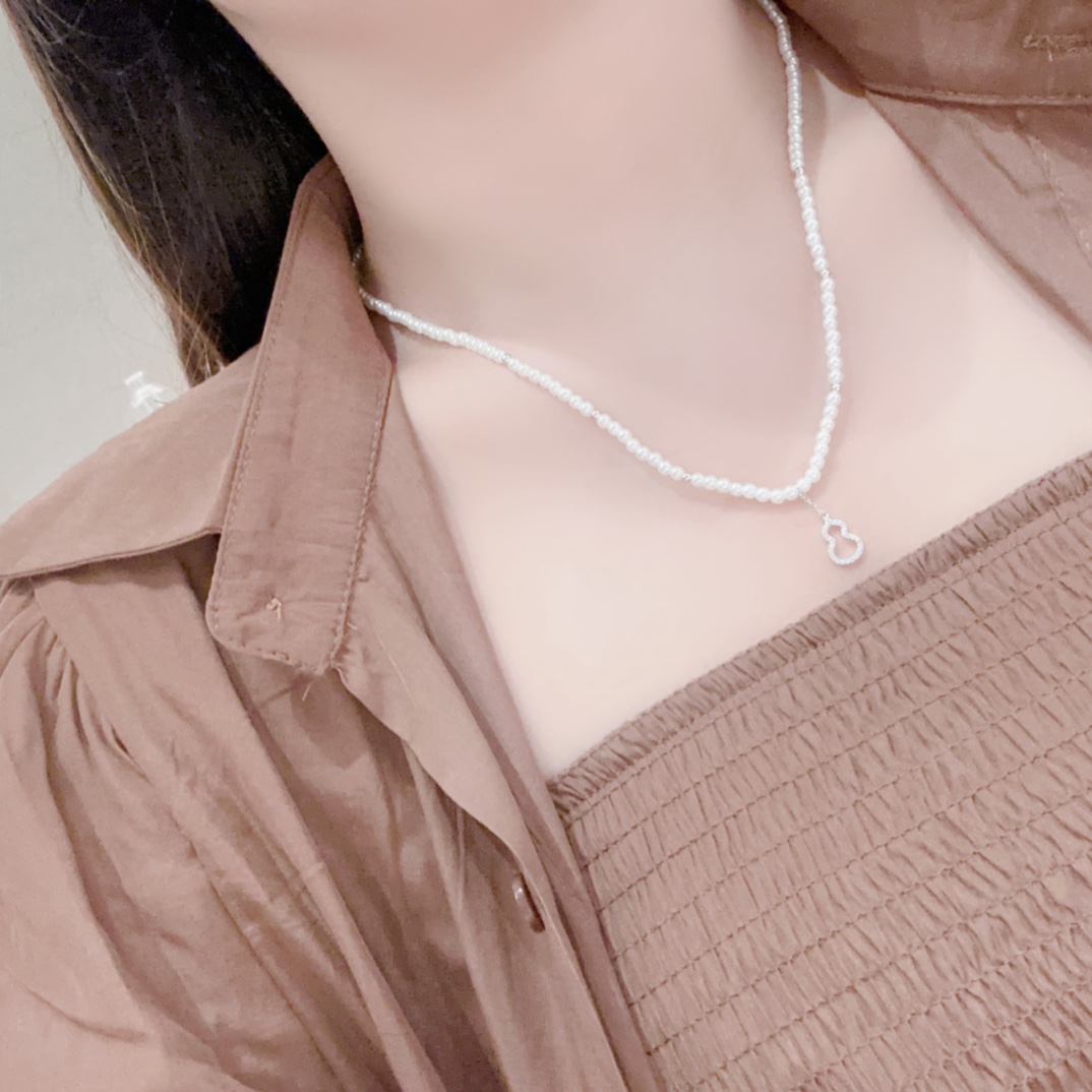 甘い高品質シルバーネックレスシルバー 母の日