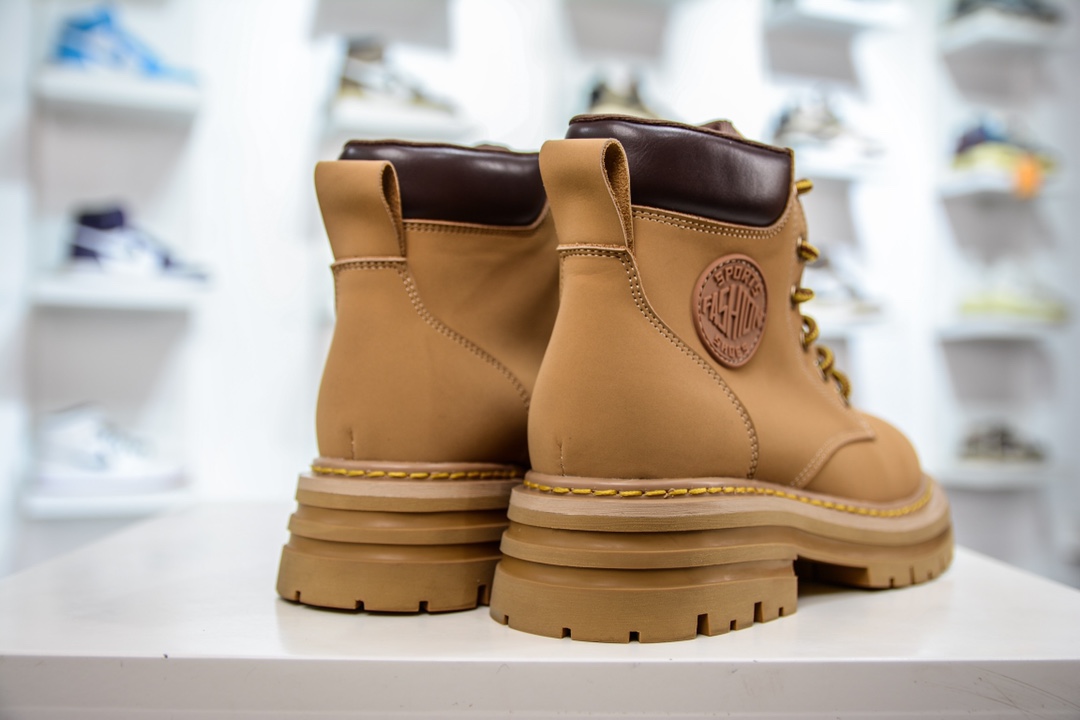 Chromehearts Dongguan-produced trendy brand Chromehearts co-branded 2023ss new Martin yellow boots short boots