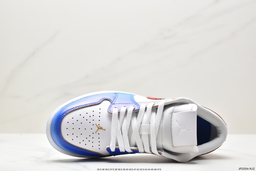 Air Jordan 1 Low White Blue Red FN8901-164