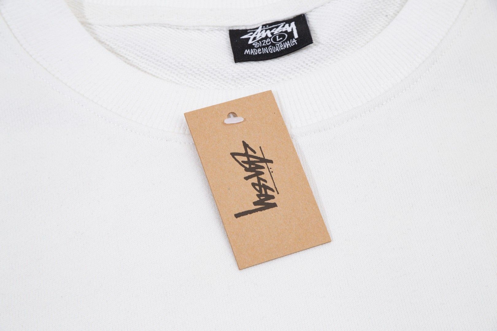 Stussy Autumn Collection: 8Ball Crew Black Cotton Fabric, Imported Printing, Two Colors, Three Sizes - 图片 7