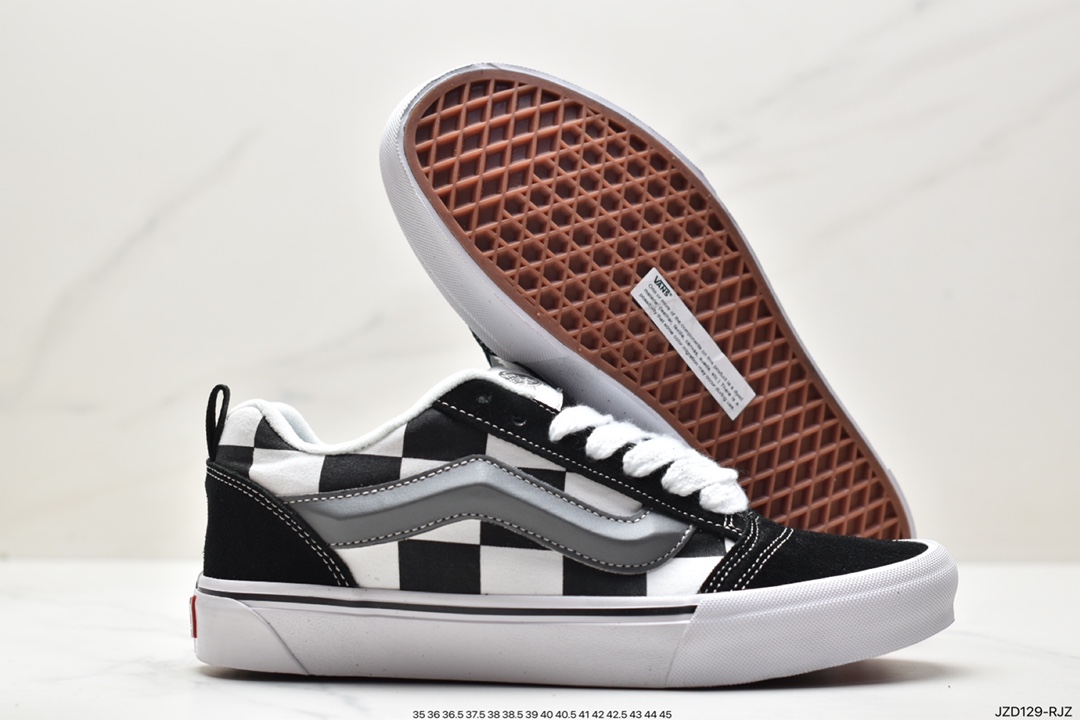 Vans Old Skool Platform Black Warrior Vans official lightweight, wear-resistant, comfortable, thick-soled casual canvas shoes