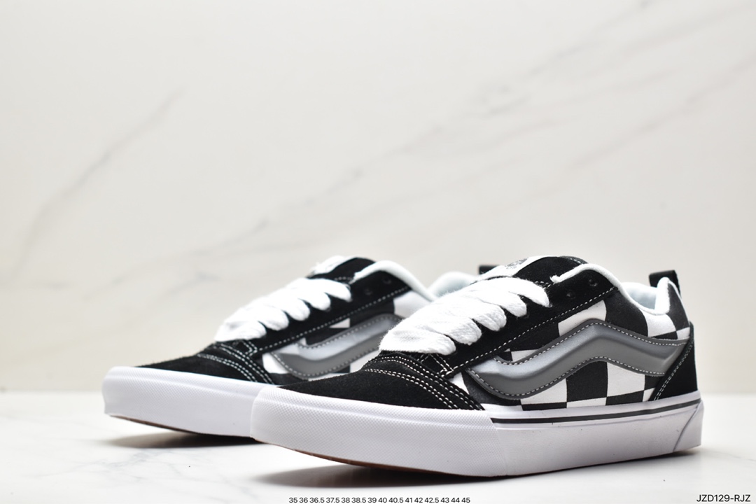 Vans Old Skool Platform Black Warrior Vans official lightweight, wear-resistant, comfortable, thick-soled casual canvas shoes