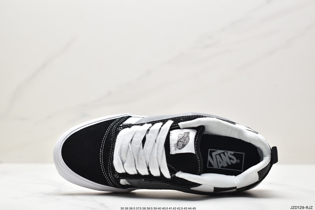 Vans Old Skool Platform Black Warrior Vans official lightweight, wear-resistant, comfortable, thick-soled casual canvas shoes