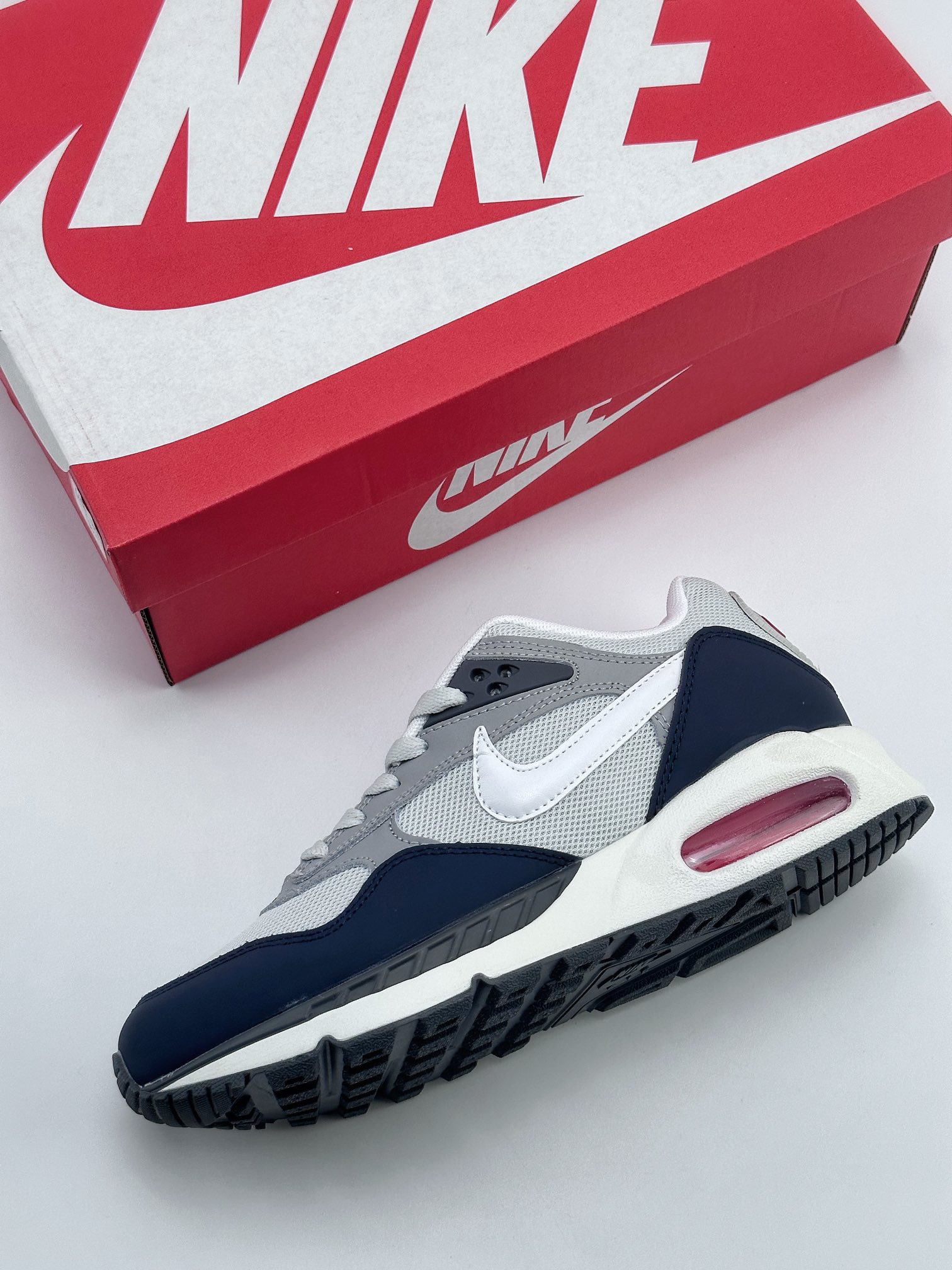 Nike Air Max Correlate white gray blue retro casual running shoes 511416 010