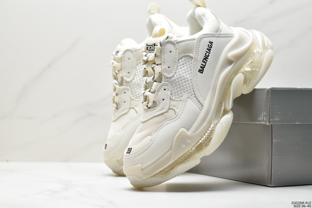 290 BALENCIAGA Triple S 巴黎世家/Balenciaga 三代做旧厚底老爹鞋 541624 W2GA1 3210