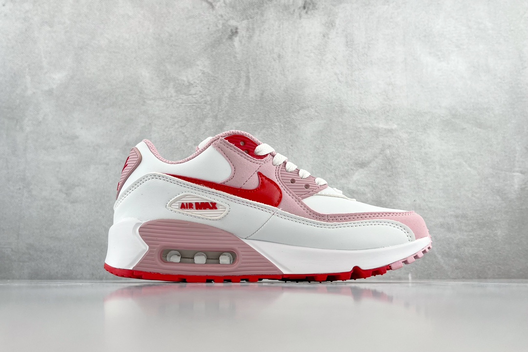 180 Nike Air Max 90 gs ”valentine's day'” 情人节白粉色 DD8029-100