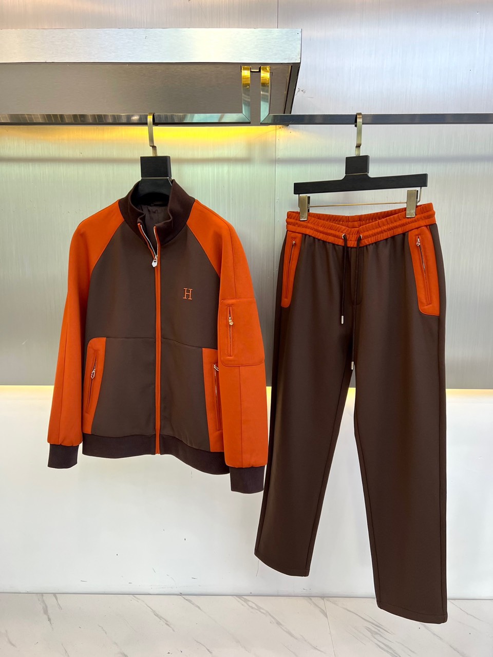 Hermes Clothing Coats & Jackets Pants & Trousers Two Piece Outfits & Matching Sets Top Perfect Fake
 Men Cotton Polyester Spandex Fall/Winter Collection Casual