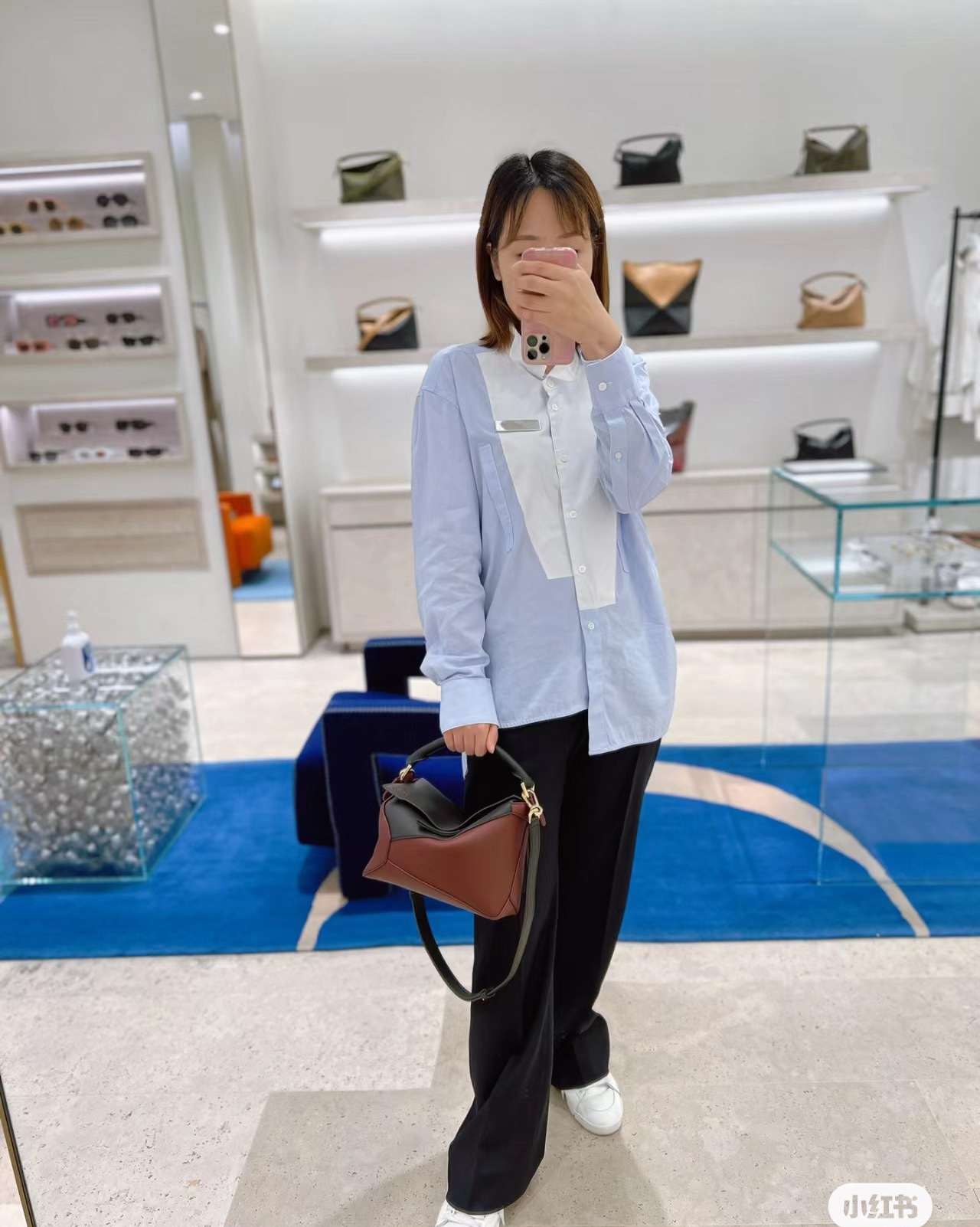 NO:342559,Luojia's latest color-blocking uzzle high-end elegant and attractive~, new Puzzle Edge (small), loewe19860909罗家最新拼色uzzle 高级 优雅 耐看～,新款Puzzle Edge（小号）,loewe,Bag