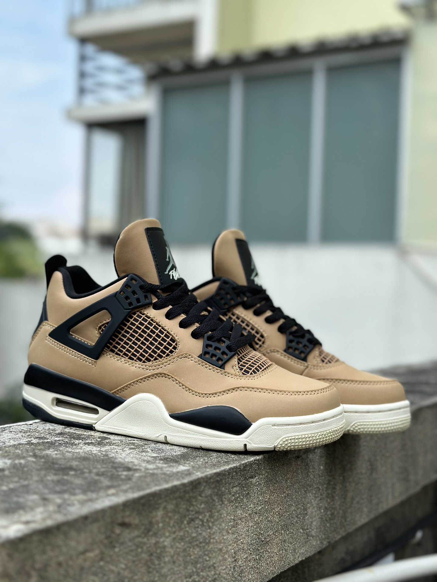 ¡¡Original puro!! Original puro, de fábrica original!! Air Jordan AJ4 Retro Champiñón, Perla Leche, versión d…