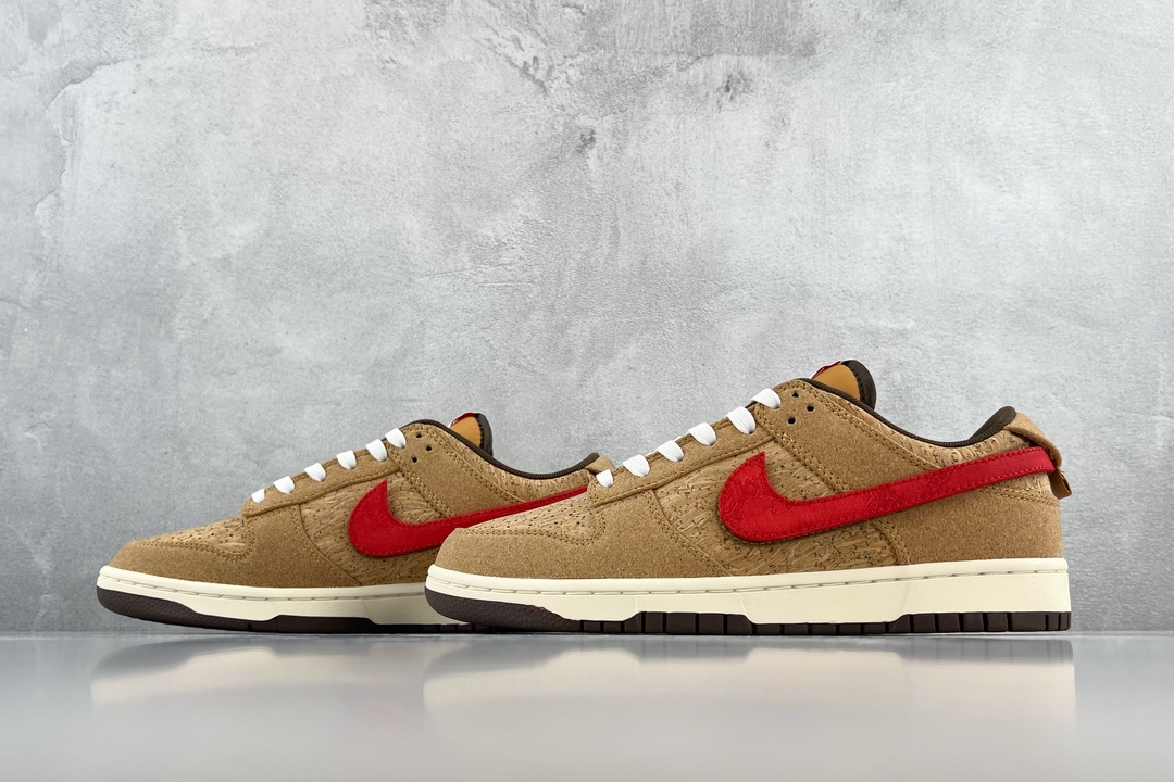 320 CLOT x Nike Dunk Low SP CN GCEL”Cork”' 20周年 FN0317-121