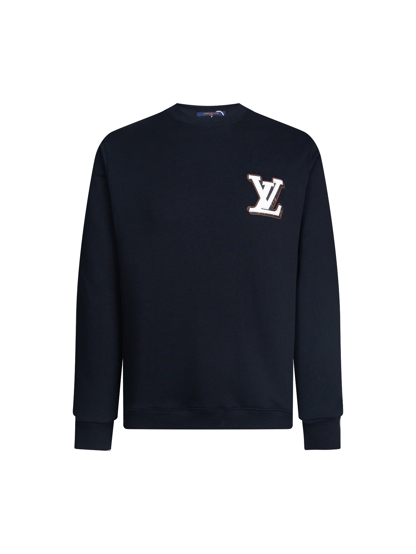 Louis Vuitton Clothing Sweatshirts Black White Embroidery Unisex