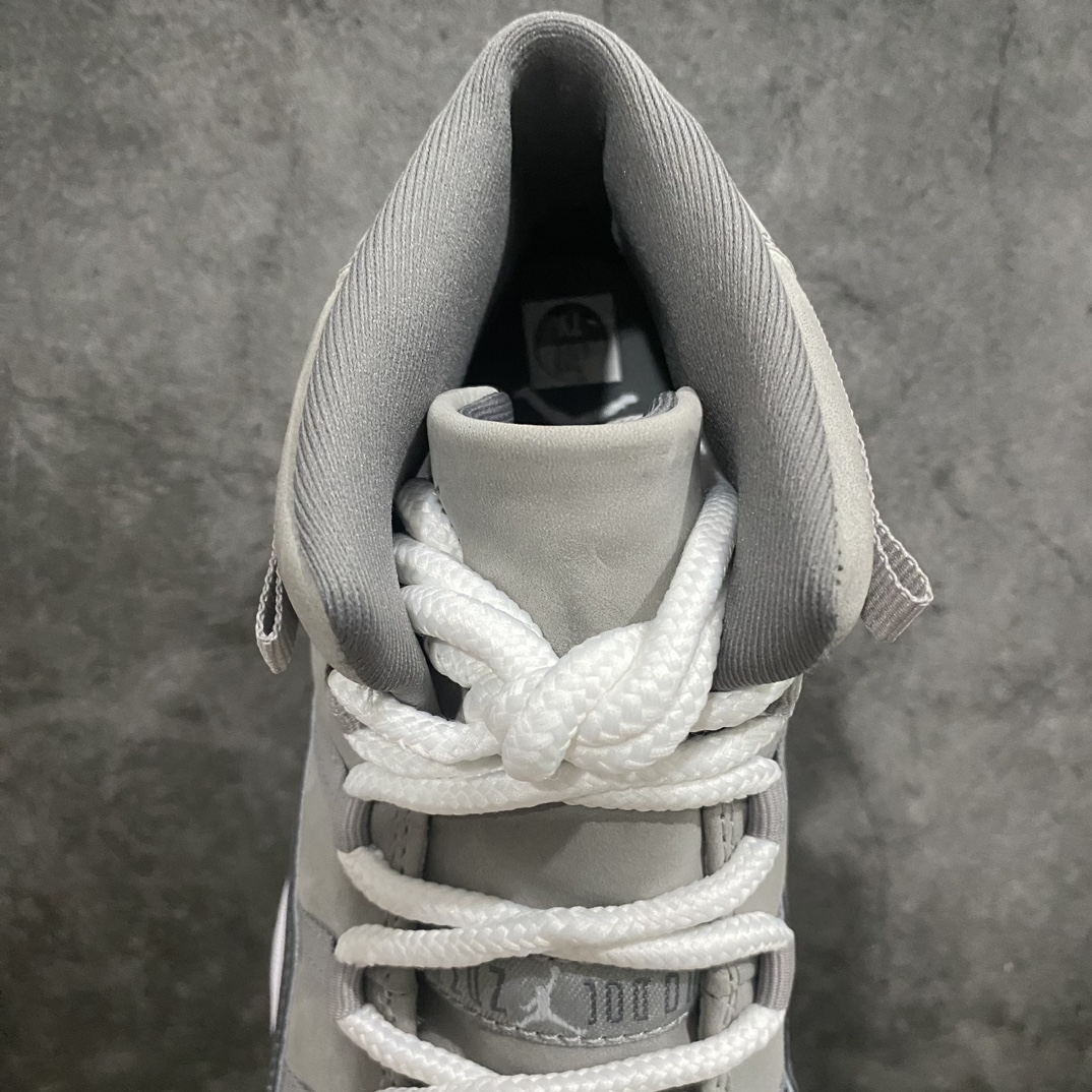 [Dongguan-made pieces] Air Jordan AJ11 Cool Grey High Top GS Women's Shoes 378038-005