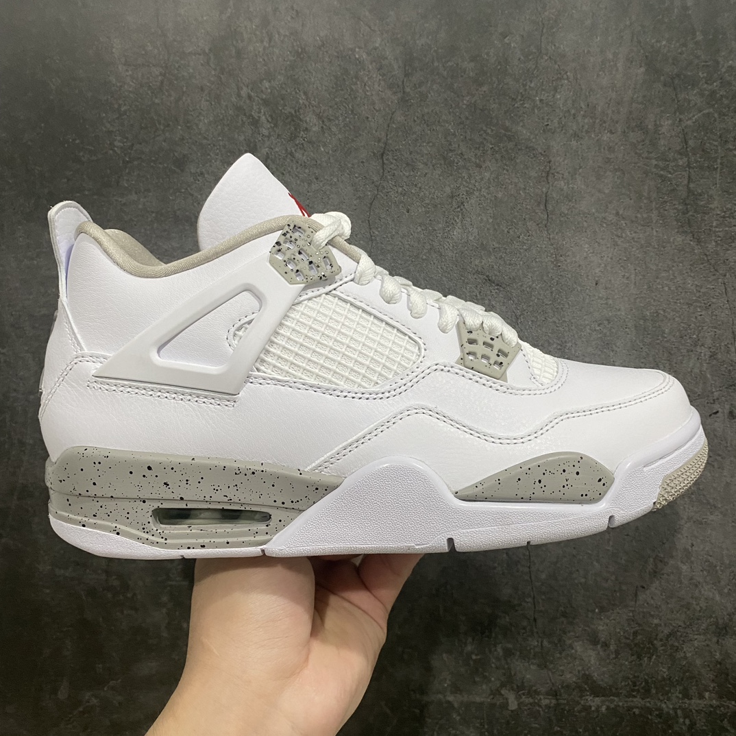 [New Green x/GX2.0] Air Jordan AJ4 Retro White Oreo CT8527-100 Green x Back to the Peak