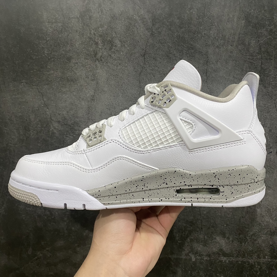 [New Green x/GX2.0] Air Jordan AJ4 Retro White Oreo CT8527-100 Green x Back to the Peak