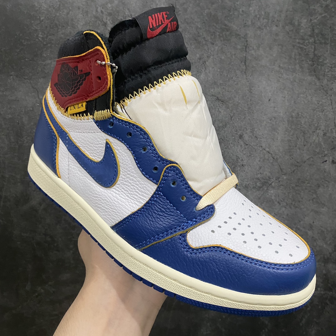 【PK4.0】Latest version of Union x Air Jordan AJ1 Retro High NRG joint four-color stitching black toe BV1300-146 blue black red