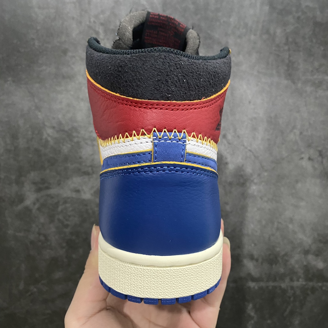 【PK4.0】Latest version of Union x Air Jordan AJ1 Retro High NRG joint four-color stitching black toe BV1300-146 blue black red