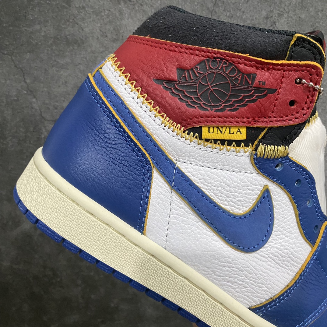 【PK4.0】Latest version of Union x Air Jordan AJ1 Retro High NRG joint four-color stitching black toe BV1300-146 blue black red