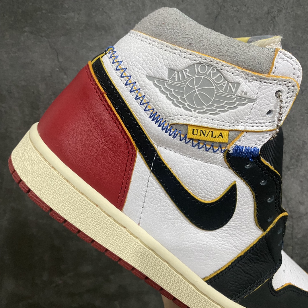 【PK4.0】Latest version of Union x Air Jordan AJ1 Retro High NRG joint four-color stitching black toe BV1300-106