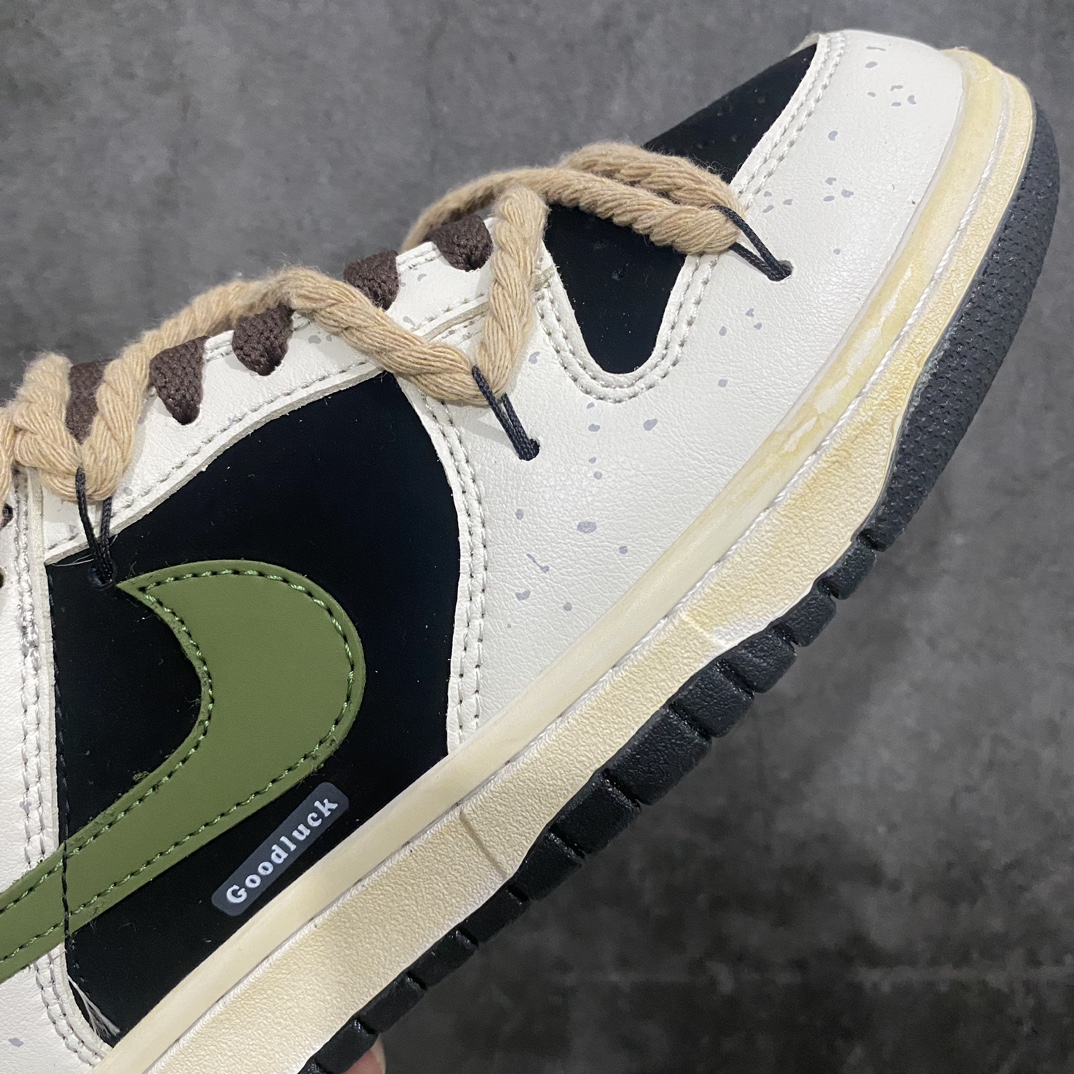 [God Edition] Nike Dunk Low Little Panda Deconstructed Hemp Rope Retro Distressed DD1503-101