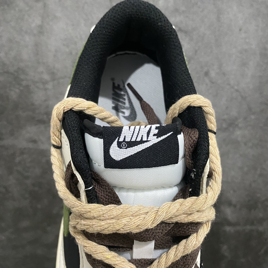 [God Edition] Nike Dunk Low Little Panda Deconstructed Hemp Rope Retro Distressed DD1503-101