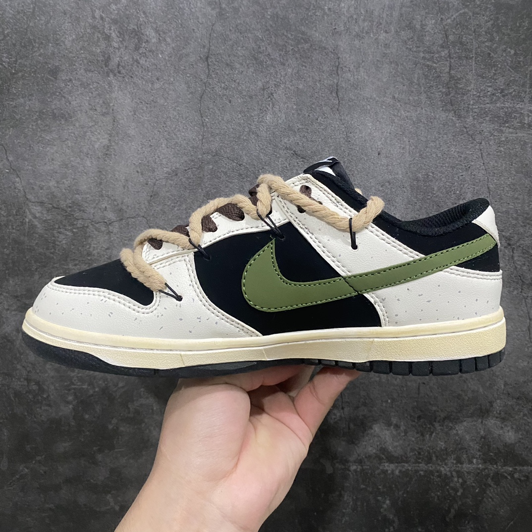 [God Edition] Nike Dunk Low Little Panda Deconstructed Hemp Rope Retro Distressed DD1503-101