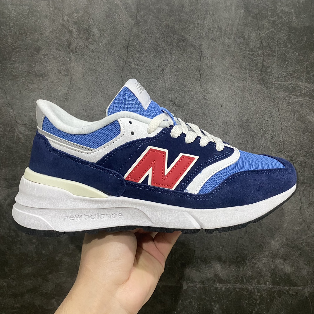 [KT version] NB997R New Balance 997R shock-absorbing, non-slip, wear-resistant, low-top, breathable running shoes dark blue and red U997RAC