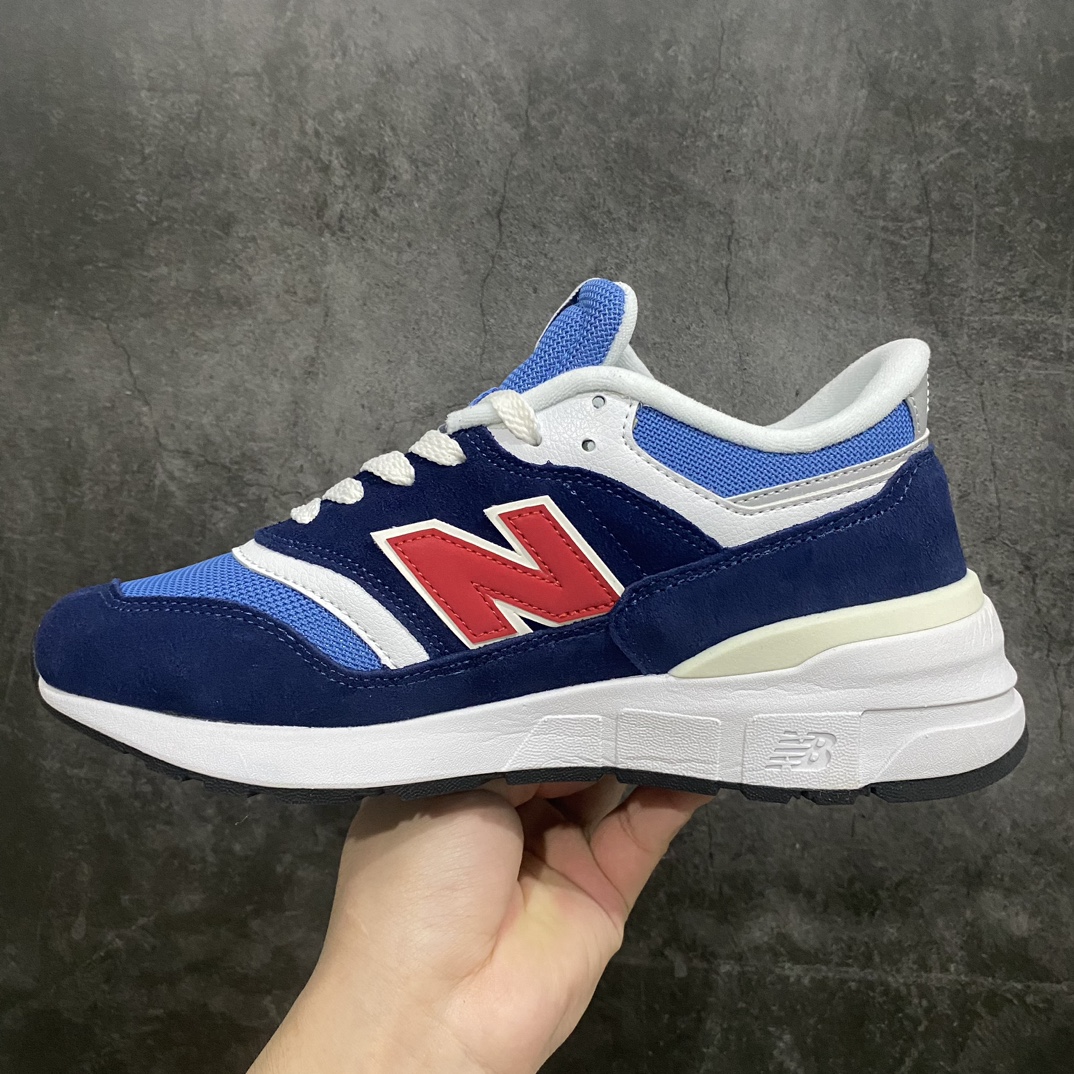 [KT version] NB997R New Balance 997R shock-absorbing, non-slip, wear-resistant, low-top, breathable running shoes dark blue and red U997RAC