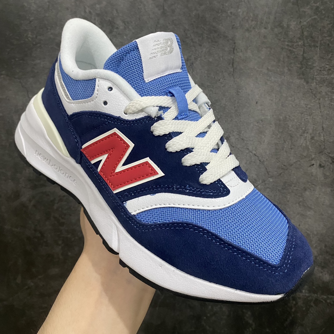 [KT version] NB997R New Balance 997R shock-absorbing, non-slip, wear-resistant, low-top, breathable running shoes dark blue and red U997RAC