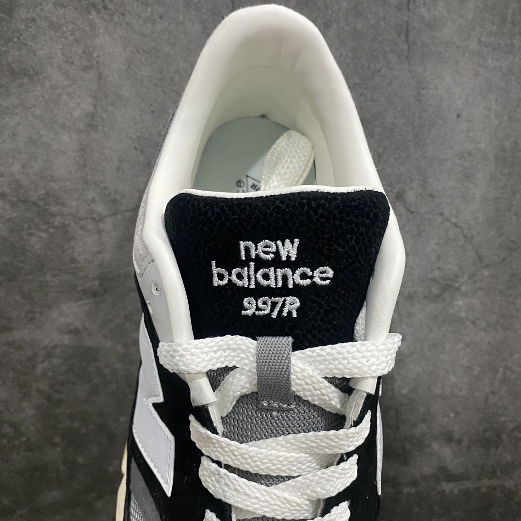 [KT version] NB997R New Balance 997R shock-absorbing, non-slip, wear-resistant, low-top, breathable running shoes black and white U997RHC