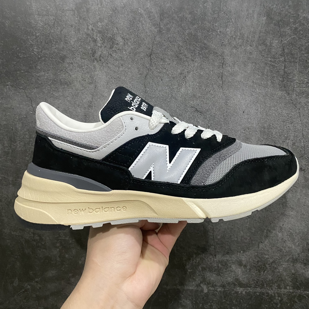 [KT version] NB997R New Balance 997R shock-absorbing, non-slip, wear-resistant, low-top, breathable running shoes black and white U997RHC