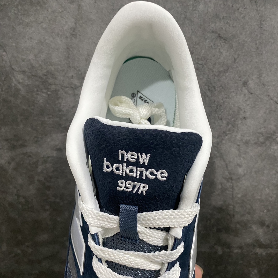 [KT version] NB997R New Balance 997R shock-absorbing, non-slip, wear-resistant, low-top, breathable running shoes dark blue silver U997RHB