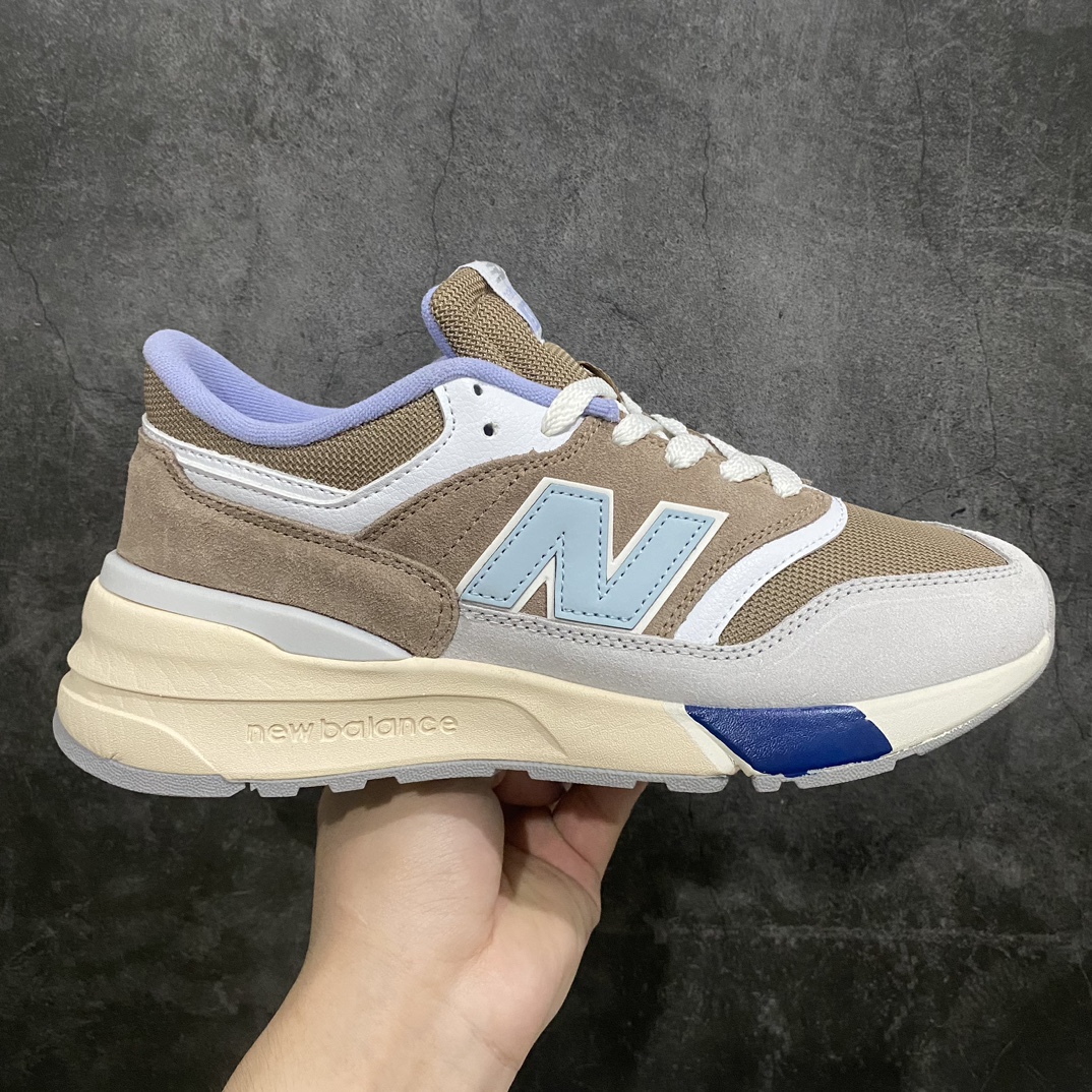 [KT version] NB997R New Balance 997R shock-absorbing, non-slip, wear-resistant, low-top, breathable running shoes gray-brown-blue U997RAE