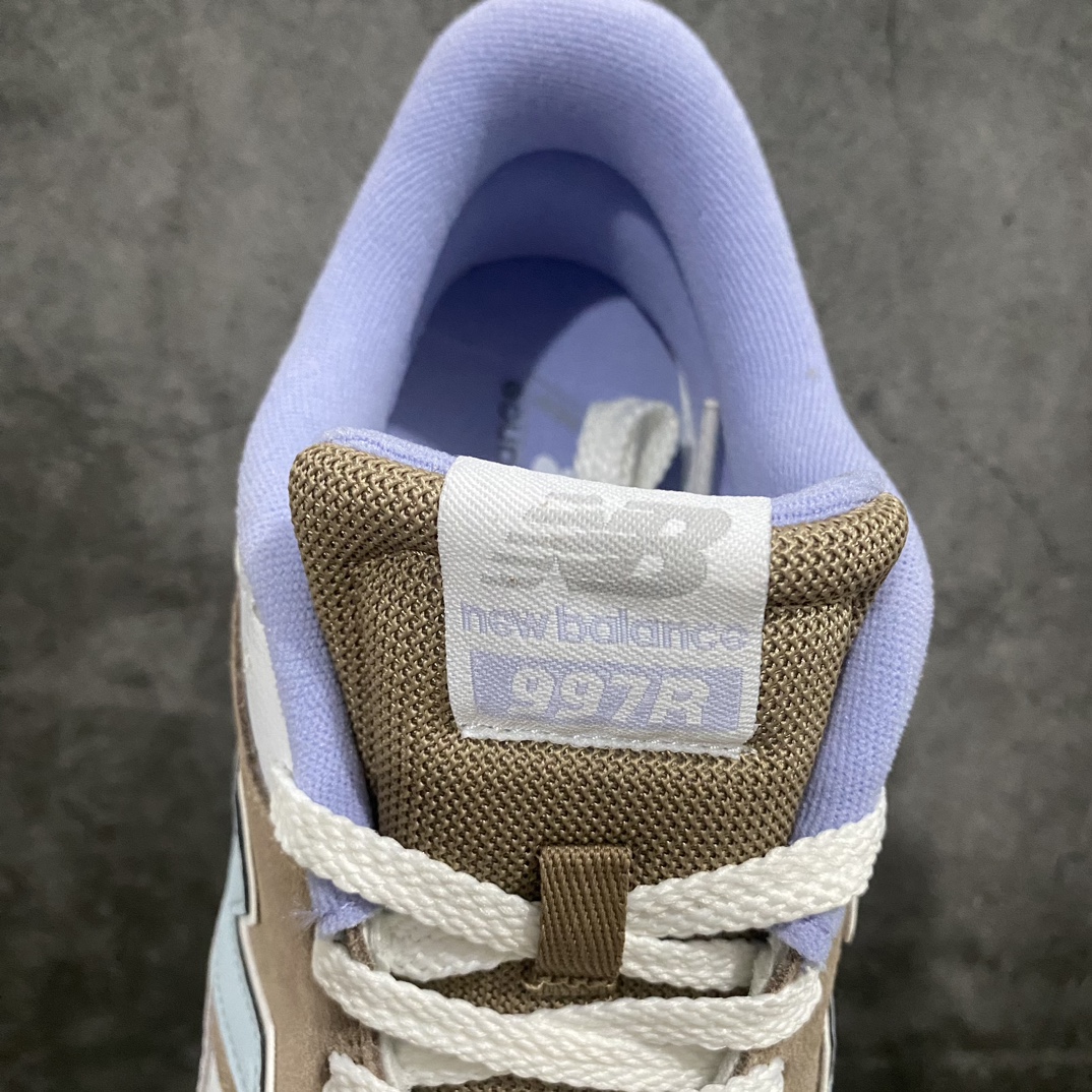 [KT version] NB997R New Balance 997R shock-absorbing, non-slip, wear-resistant, low-top, breathable running shoes gray-brown-blue U997RAE