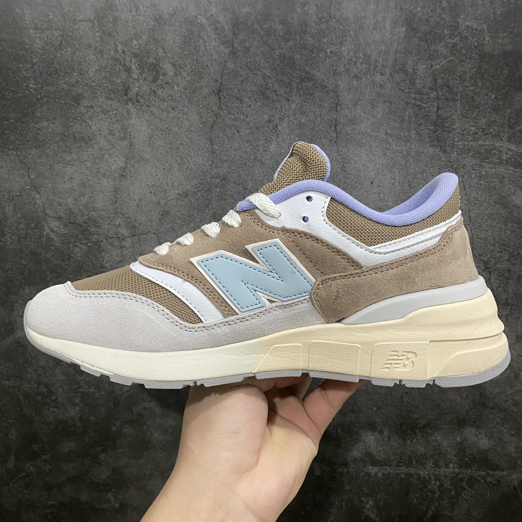 [KT version] NB997R New Balance 997R shock-absorbing, non-slip, wear-resistant, low-top, breathable running shoes gray-brown-blue U997RAE