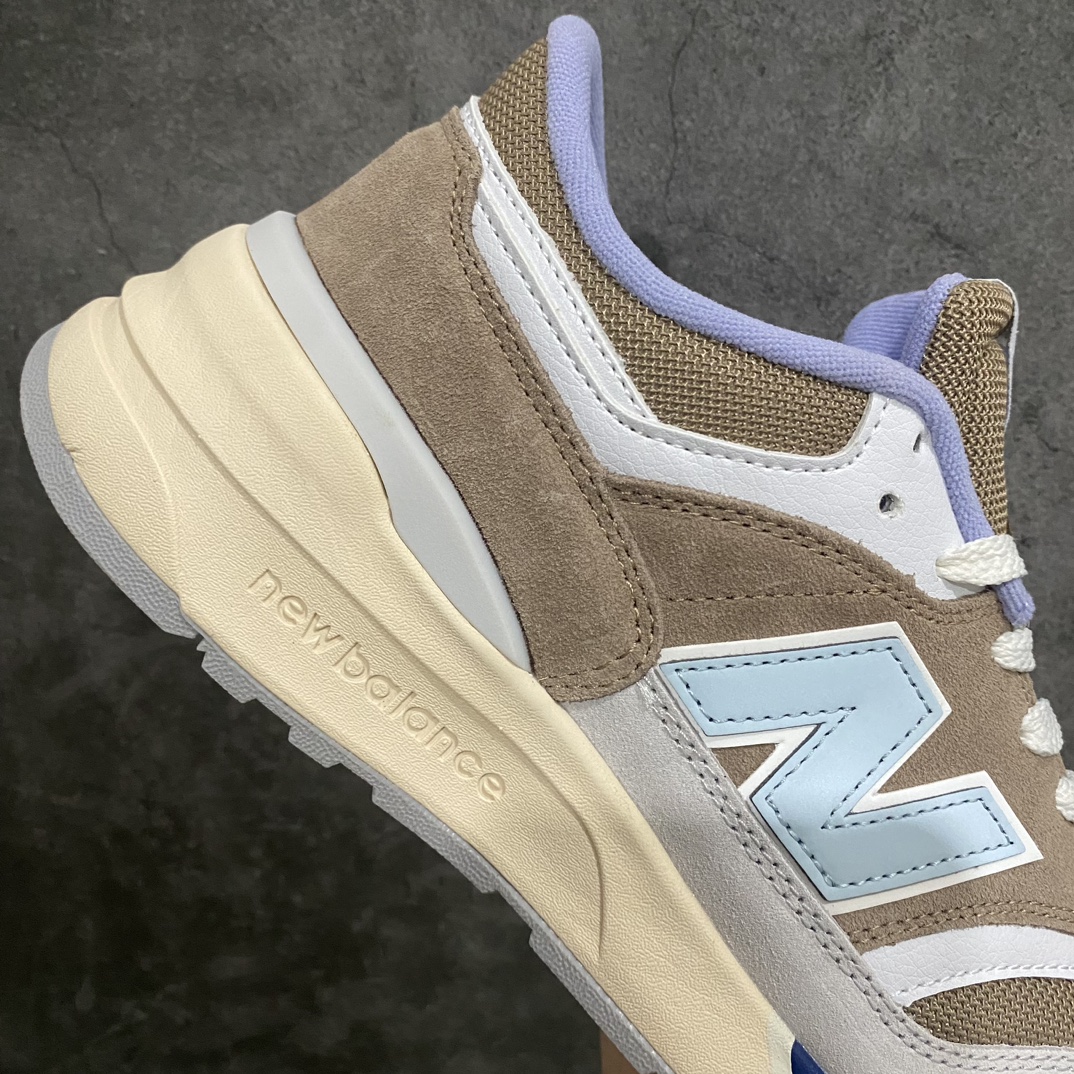 [KT version] NB997R New Balance 997R shock-absorbing, non-slip, wear-resistant, low-top, breathable running shoes gray-brown-blue U997RAE