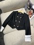 Balmain Clothing Coats & Jackets Black White Fall/Winter Collection