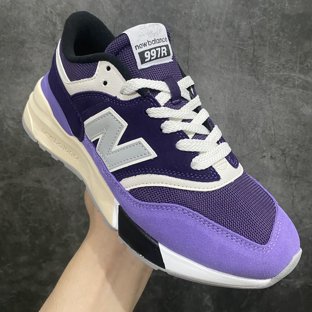 [KT version] NB997R New Balance 997R shock-absorbing, non-slip, wear-resistant, low-top, breathable running shoes purple U997RAD