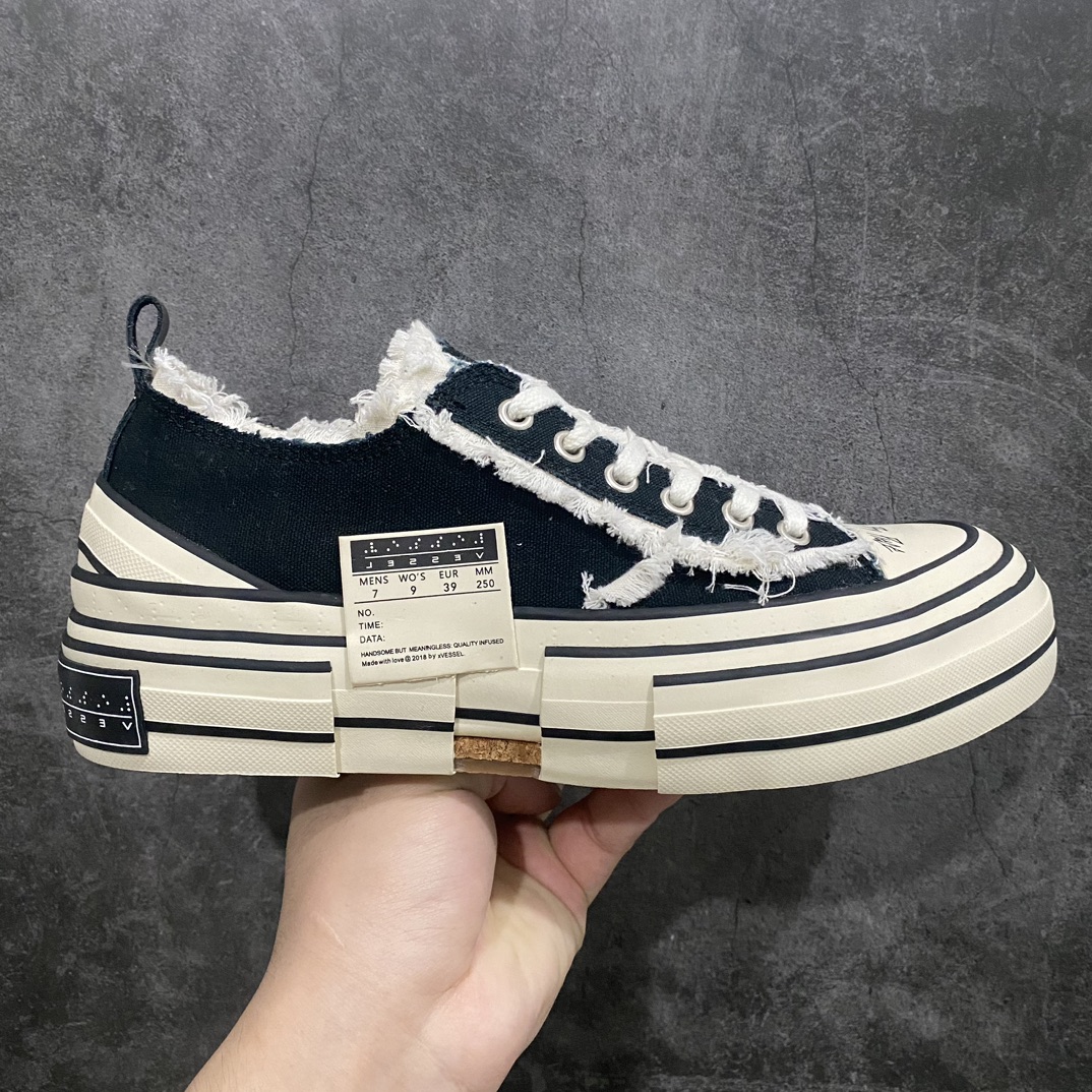 [Top grade made in Dongguan] xVESSEL GOP Low fully vulcanized beggar shoes 23s new style