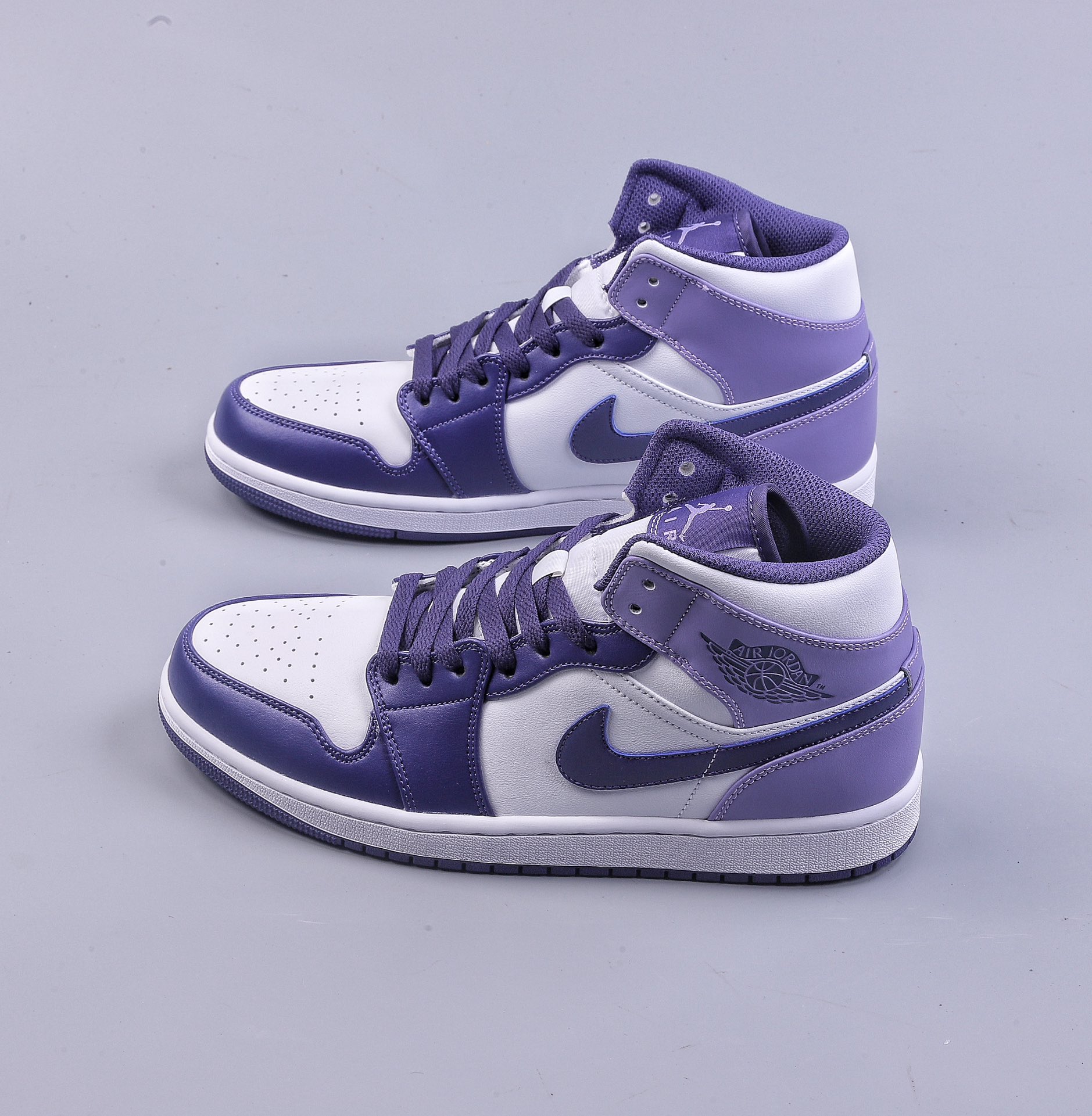 240 Air Jordan 1 Mid ”Blueberry” 白紫 DQ8426-515