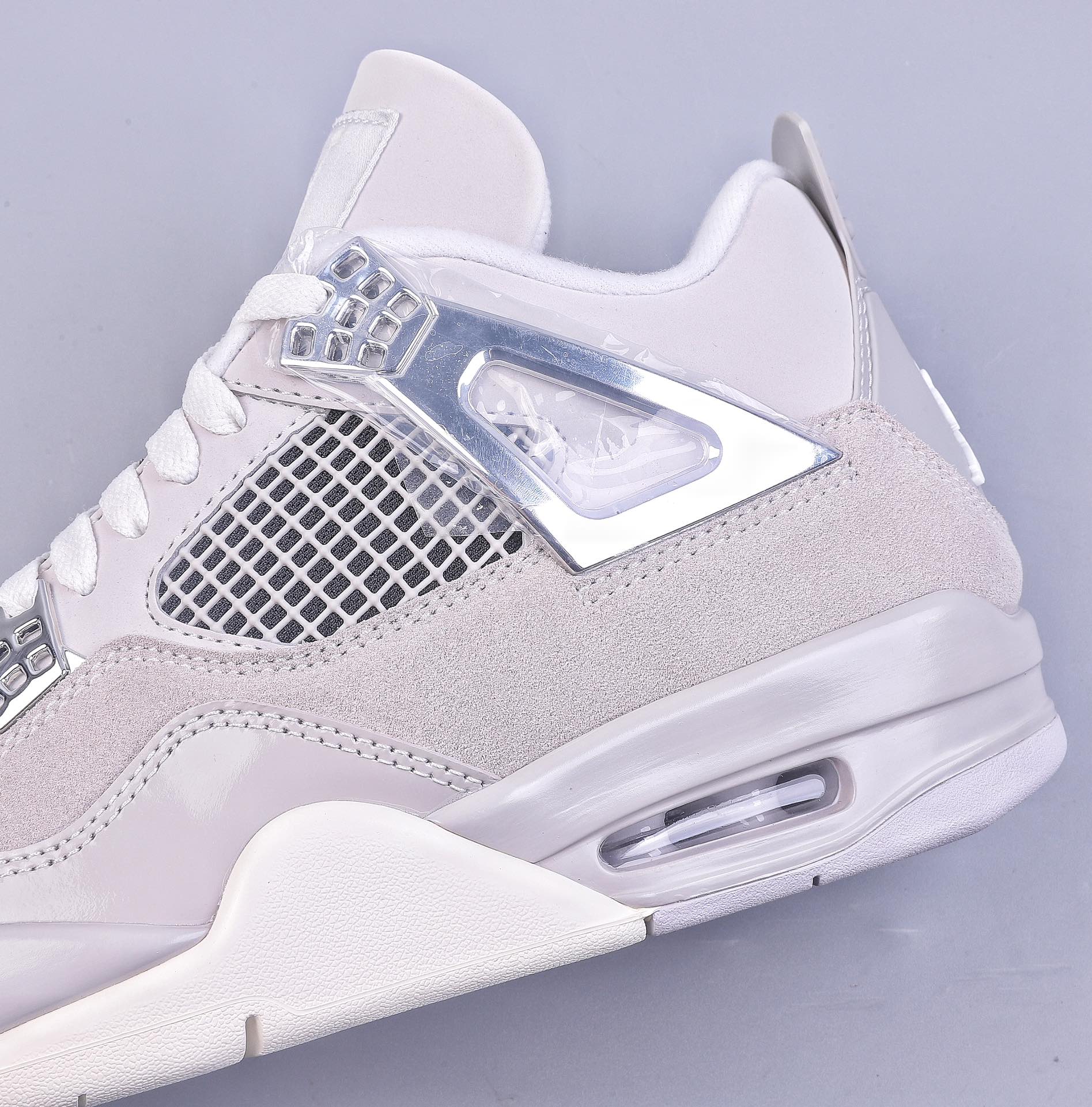 oG Air Jordan 4 Retro ”Frozen Moments” Electroplated Silver AQ9129-001