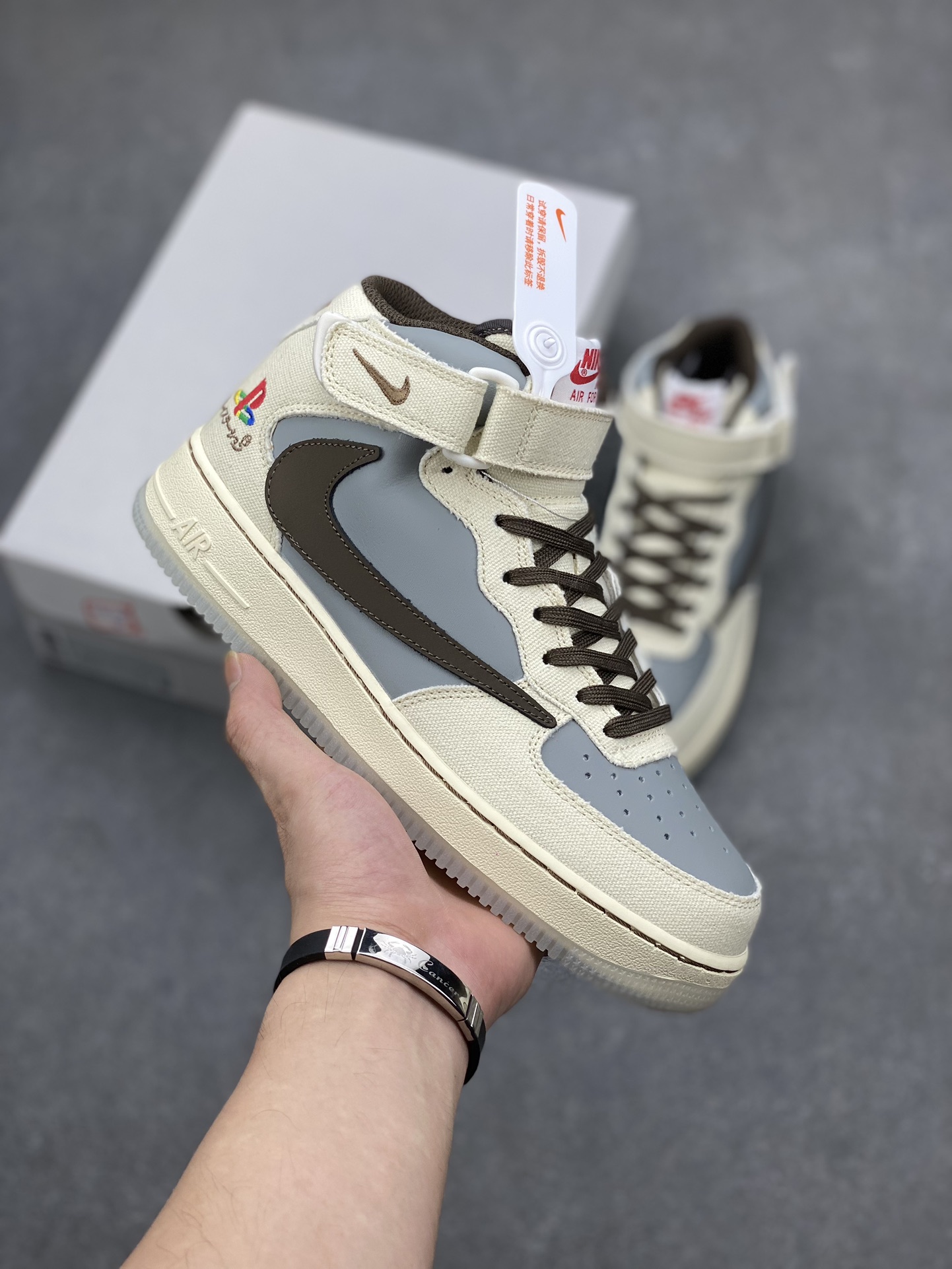 TS x PlayStation x Air Force 1 PS5 Mid-Top Sneakers - Limited Edition 2 i1694473449 6306 0