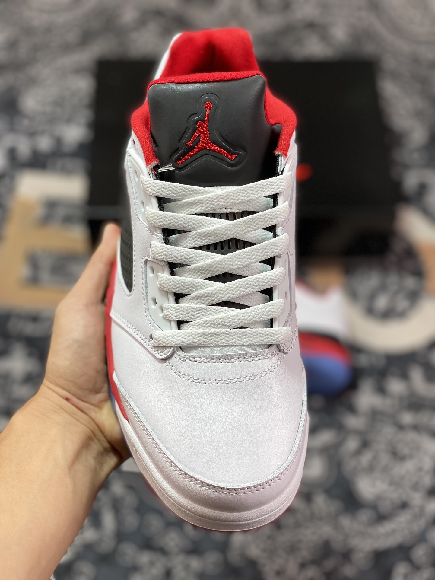 Air Jordan 5 retro white red 819171-101