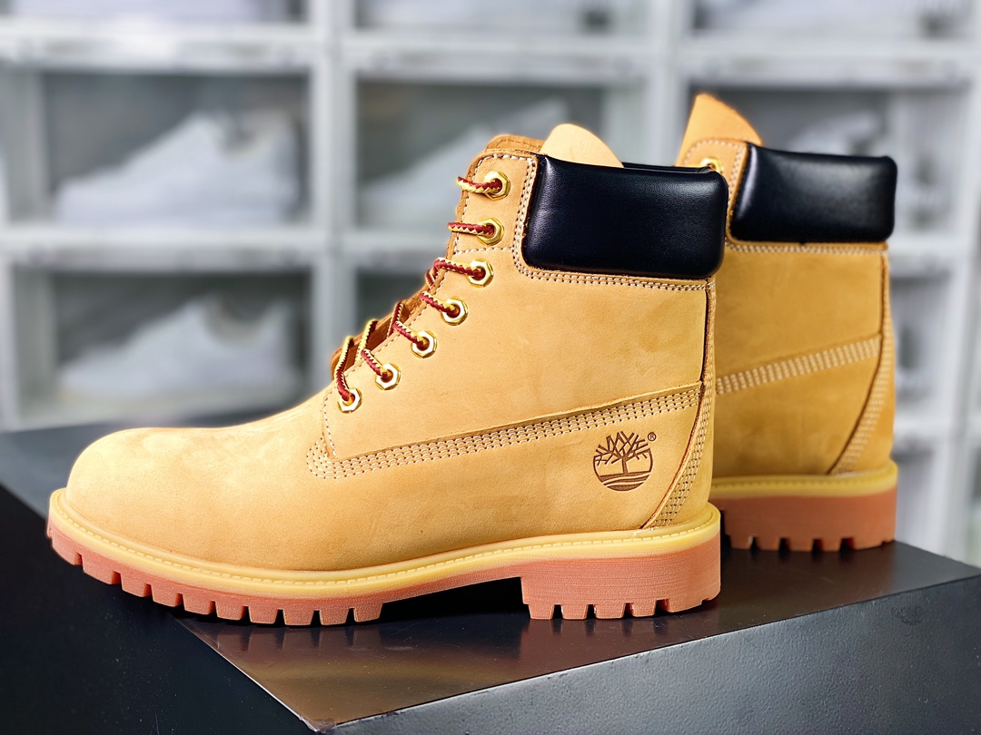 Timberland 6 Inch Leather Boots Timberland classic yellow boots ”OG wheat yellow and black” TB010061 713