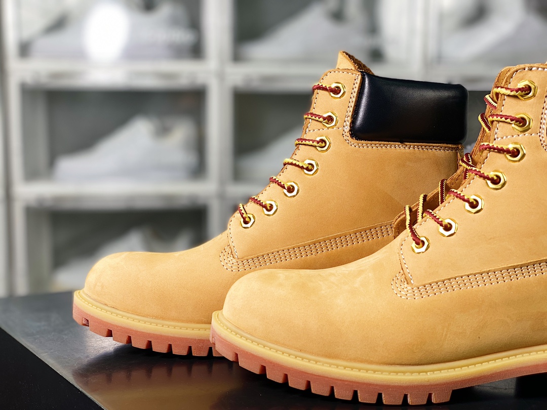 Timberland 6 Inch Leather Boots Timberland classic yellow boots ”OG wheat yellow and black” TB010061 713