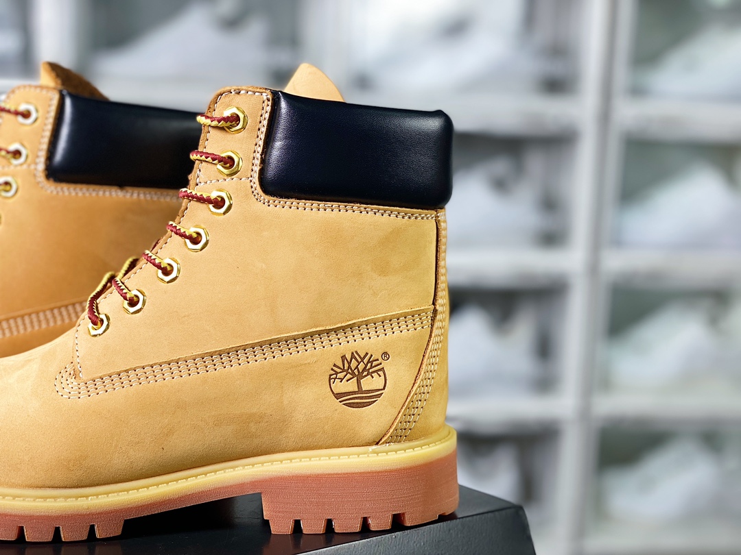 Timberland 6 Inch Leather Boots Timberland classic yellow boots ”OG wheat yellow and black” TB010061 713