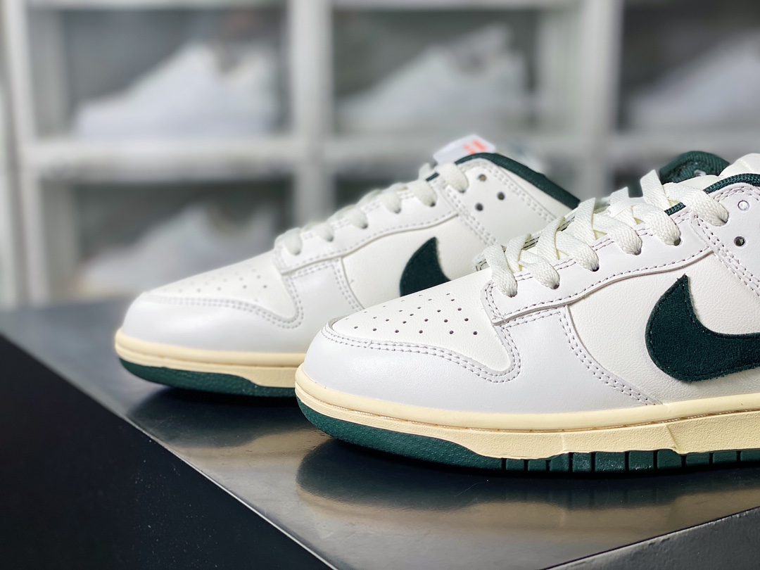 Nike SB Dunk Low ”Athletic Department” dunk series low-top sneakers ”off-white dark green oxidation bottom” FQ8080-133