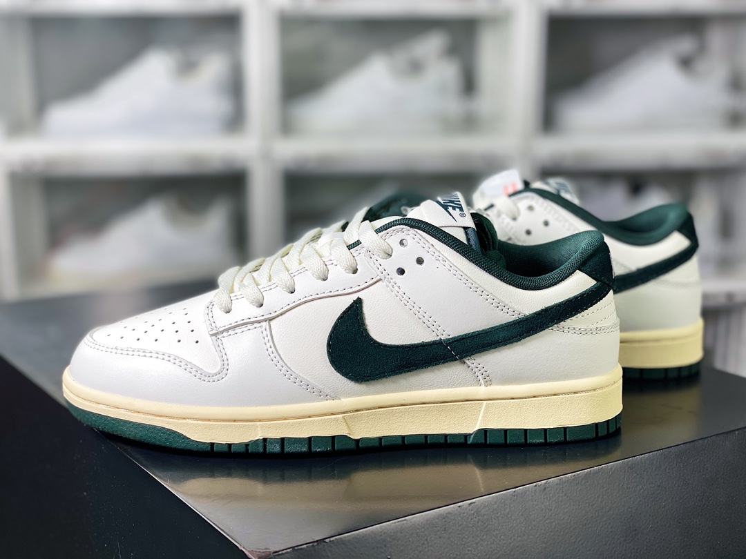 Nike SB Dunk Low ”Athletic Department” dunk series low-top sneakers ”off-white dark green oxidation bottom” FQ8080-133