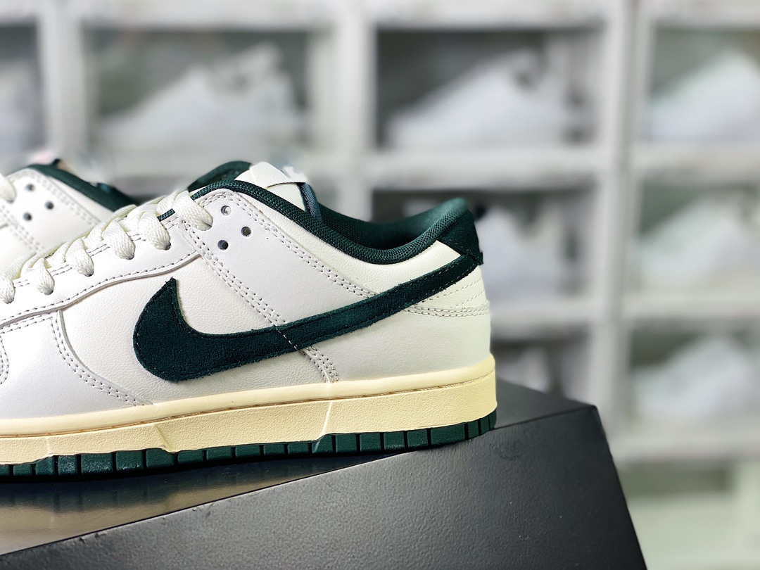 Nike SB Dunk Low ”Athletic Department” dunk series low-top sneakers ”off-white dark green oxidation bottom” FQ8080-133