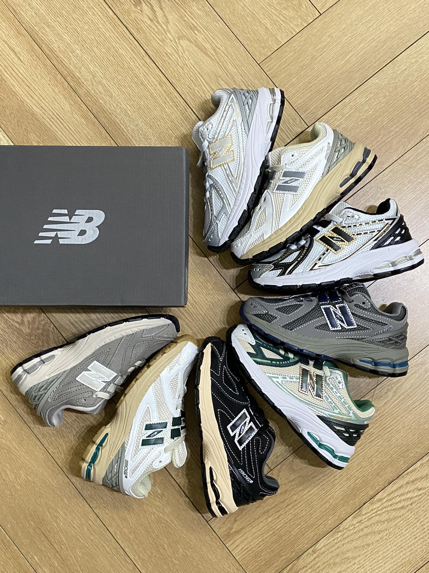 实拍🌟NB 1906R童鞋 谁懂啊❓原图直出的美貌🍂每双都想买买买！！-选品中心