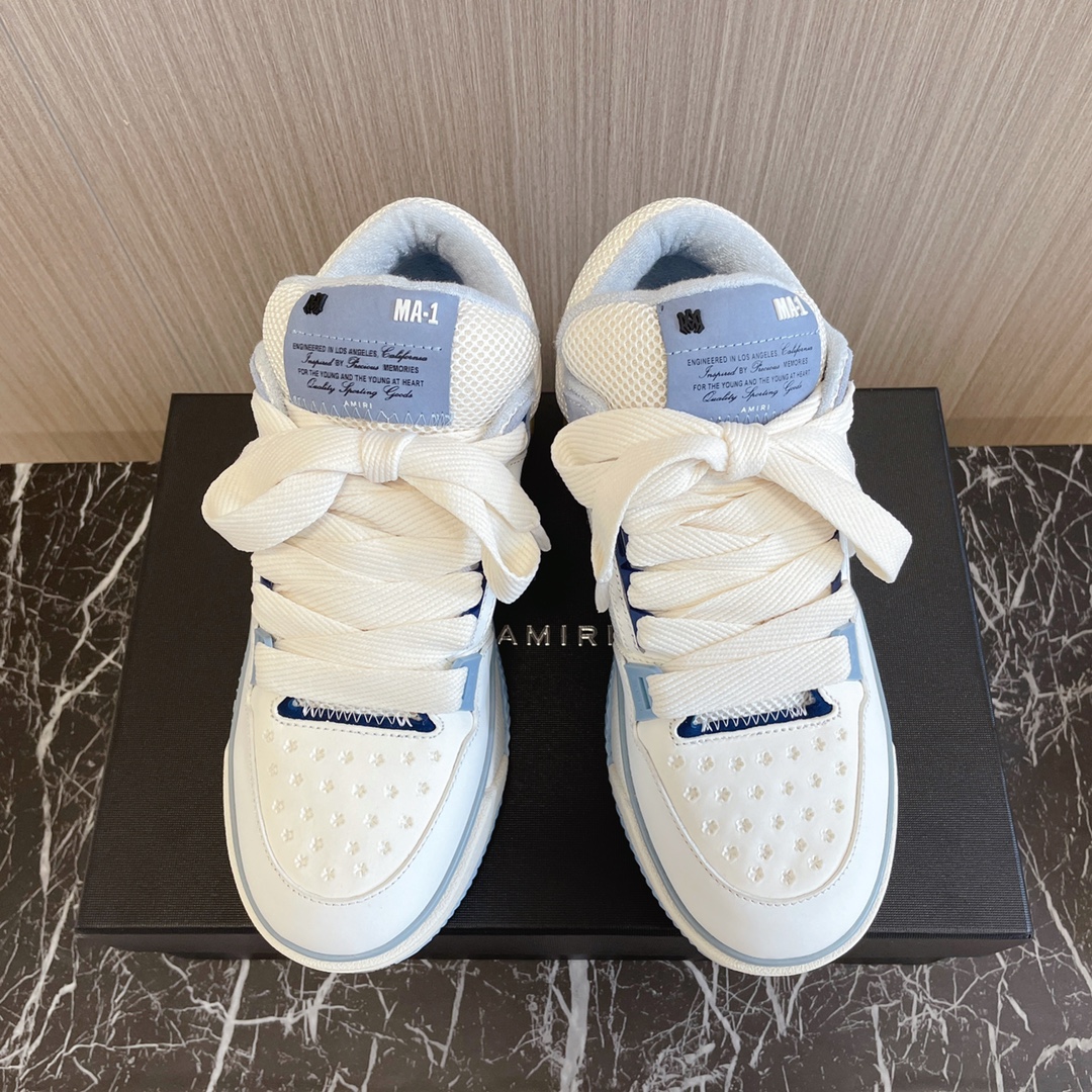 Amiri MA-1 Rhinestone Sneakers: Couple's Fashion, Thick Sole, Stylish & Comfortable 8 i1694508727 6867 7